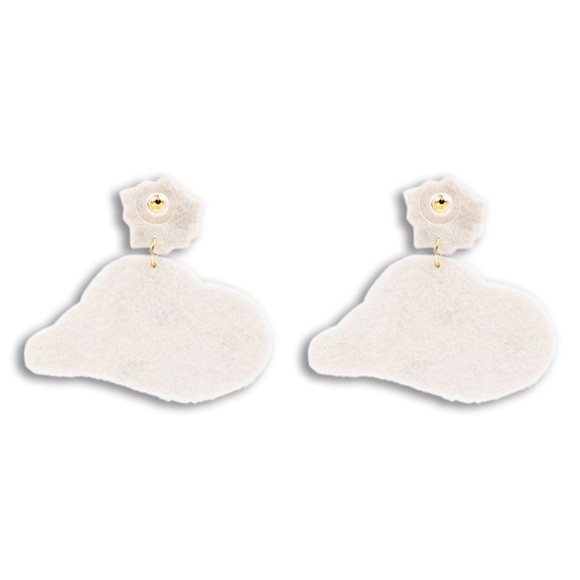 Nwt Cowboy hat white beaded earrings - Picture 3 of 5